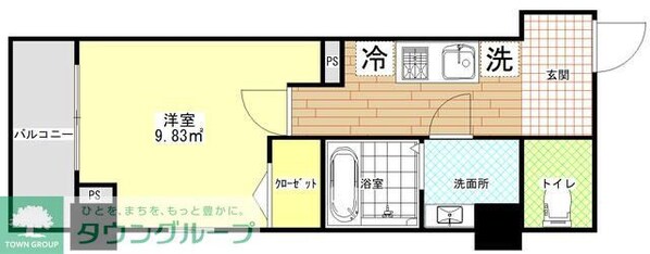 フェリチタ越谷駅前の物件間取画像